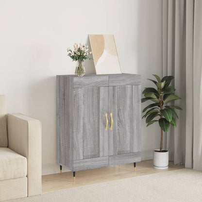 vidaXL Sideboard Grey Sonoma 69.5x34x90 cm Engineered Wood 1