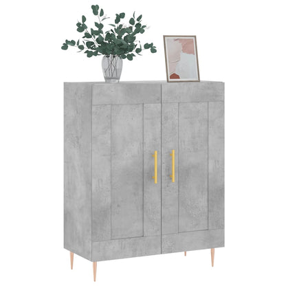 vidaXL Sideboard Concrete Grey 69.5x34x90 cm Engineered Wood 3