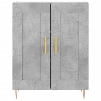 vidaXL Sideboard Concrete Grey 69.5x34x90 cm Engineered Wood 5