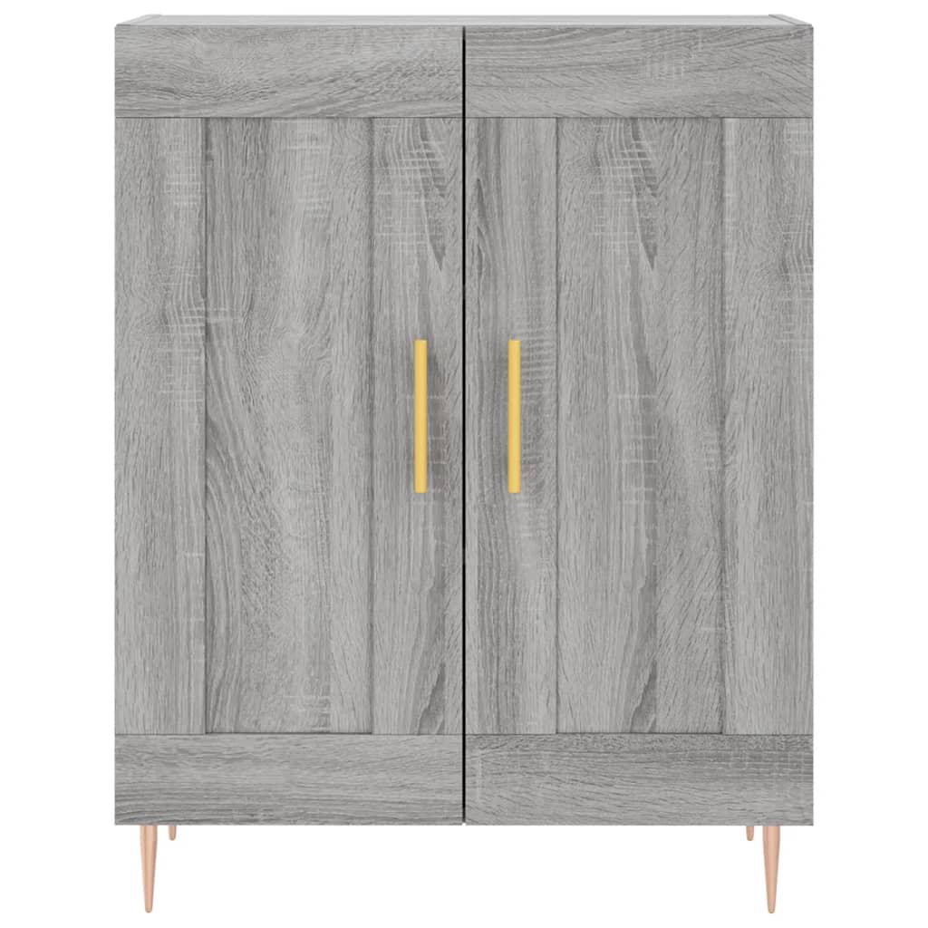 vidaXL Sideboard Grey Sonoma 69.5x34x90 cm Engineered Wood 5
