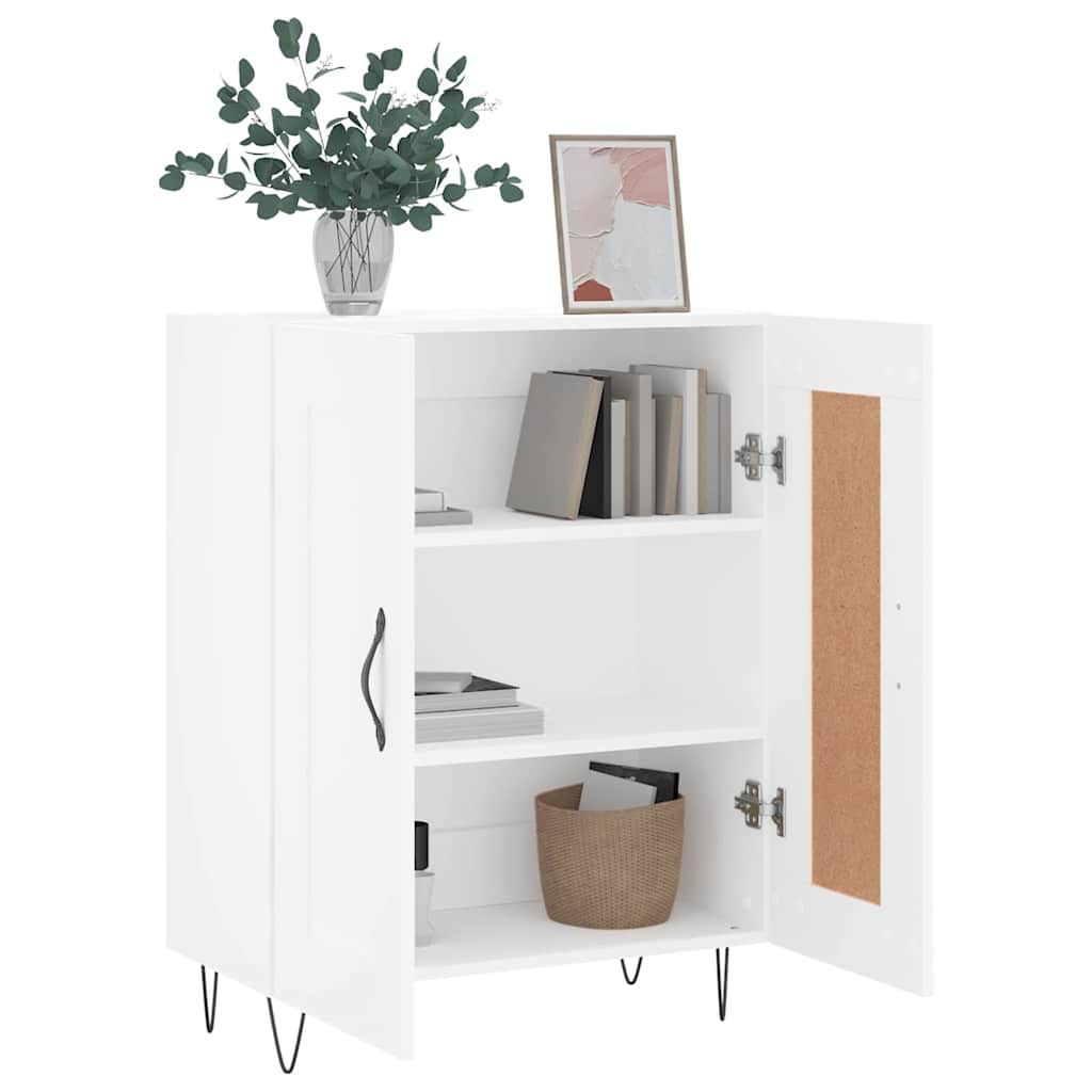 vidaXL Sideboard White 69.5x34x90 cm Engineered Wood 4