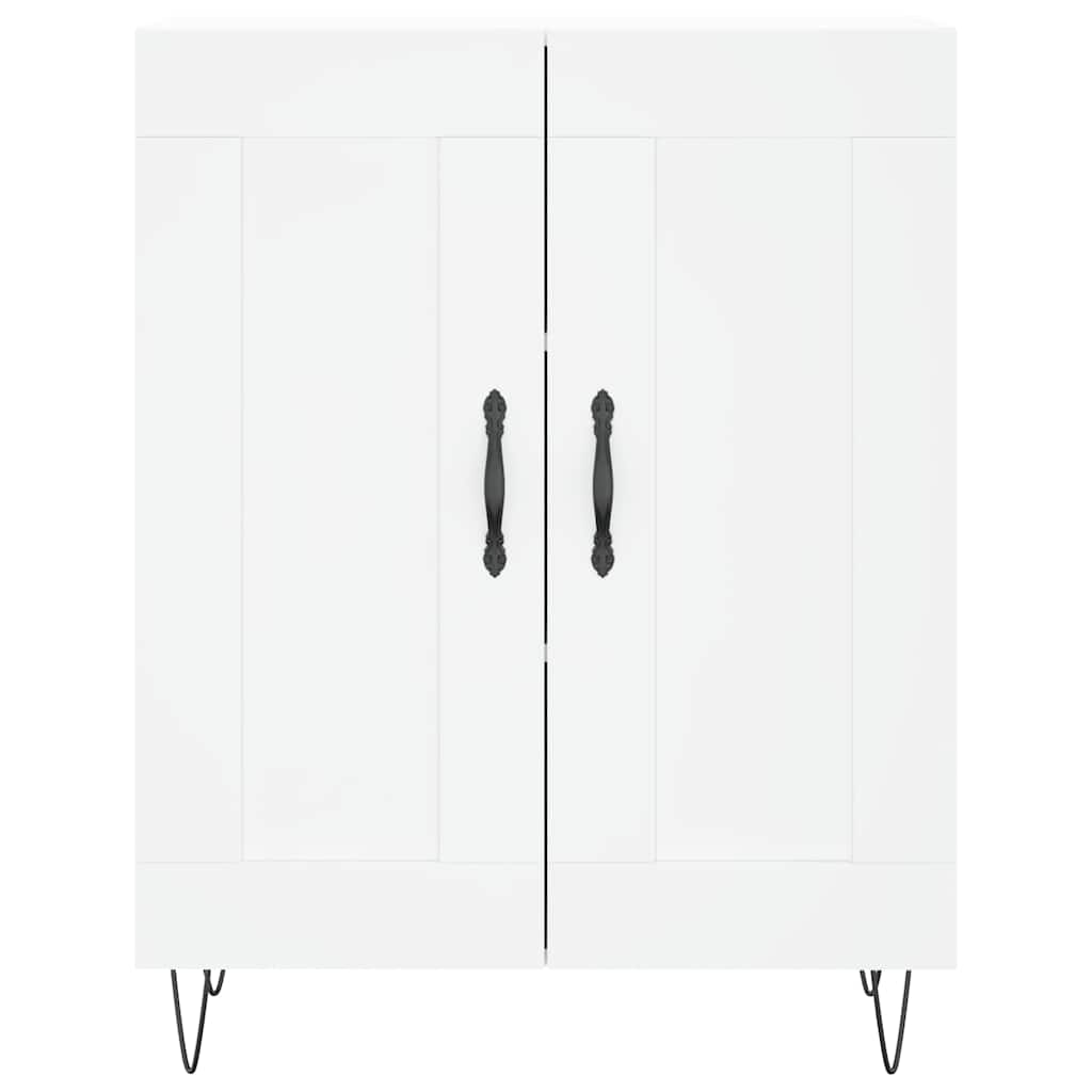vidaXL Sideboard White 69.5x34x90 cm Engineered Wood 5