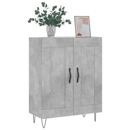vidaXL Sideboard Concrete Grey 69.5x34x90 cm Engineered Wood 3