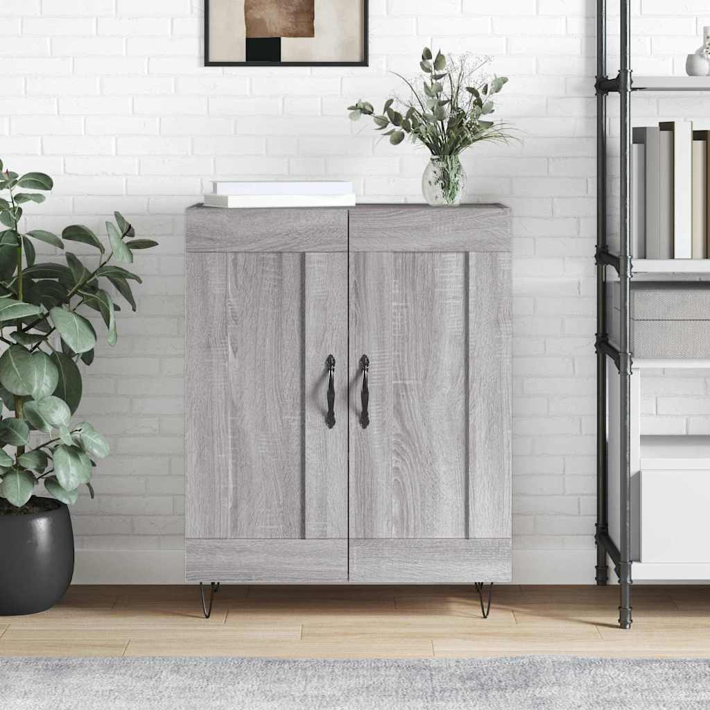 vidaXL Sideboard Grey Sonoma 69,5x34x90 cm Engineered Wood 1