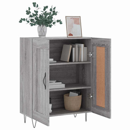 vidaXL Sideboard Grey Sonoma 69,5x34x90 cm Engineered Wood 3
