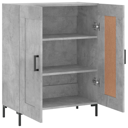 vidaXL Sideboard Concrete Grey 69.5x34x90 cm Engineered Wood 6