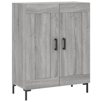 vidaXL Sideboard Grey Sonoma 69.5x34x90 cm Engineered Wood 2
