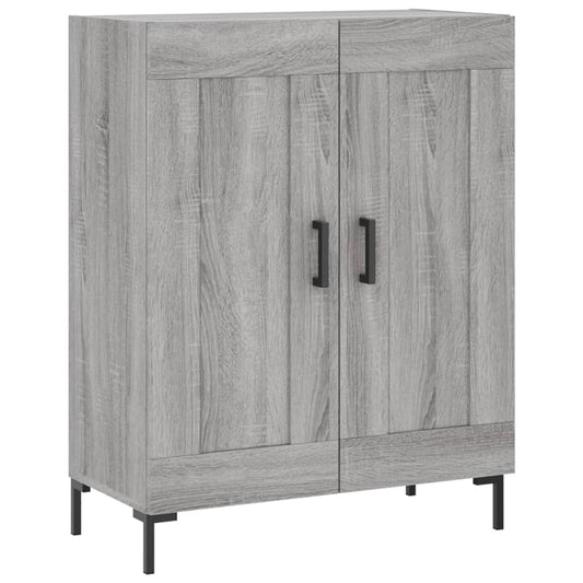vidaXL Sideboard Grey Sonoma 69.5x34x90 cm Engineered Wood 2
