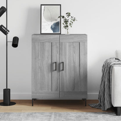 vidaXL Sideboard Grey Sonoma 69.5x34x90 cm Engineered Wood 1