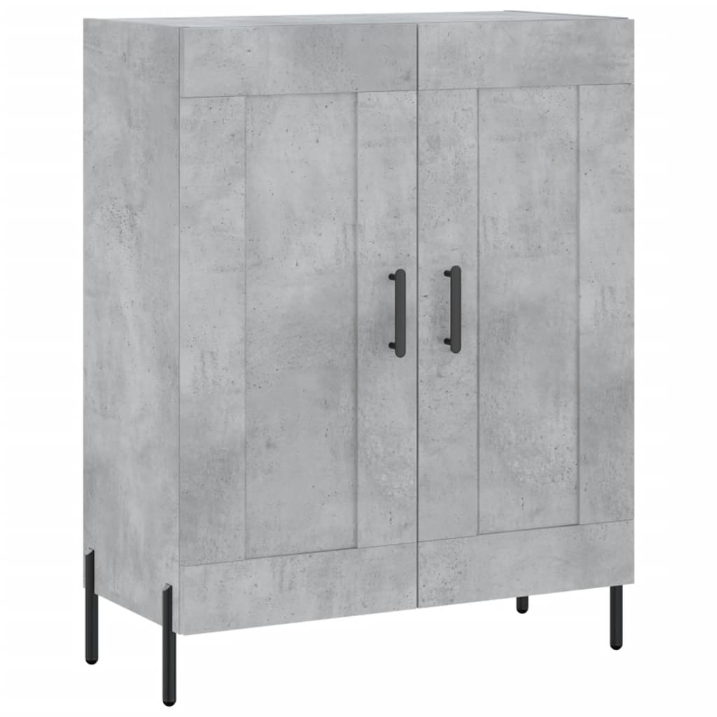 Sideboard 69,5x34x90 cm Engineered Wood Concrete grey
