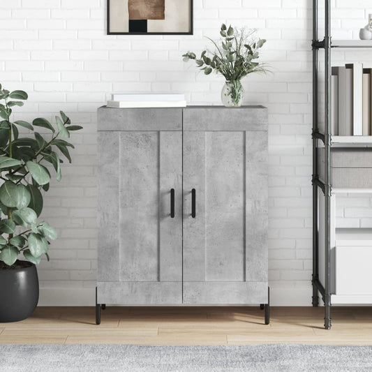 vidaXL Sideboard Concrete Grey 69,5x34x90 cm Engineered Wood 1
