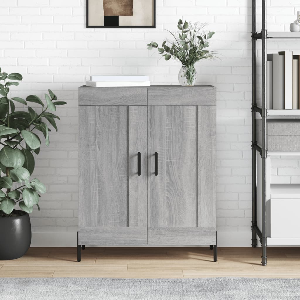 vidaXL Sideboard Grey Sonoma 69,5x34x90 cm Engineered Wood 1