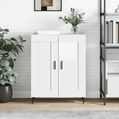 vidaXL Sideboard High Gloss White 69.5x34x90 cm Engineered Wood 1