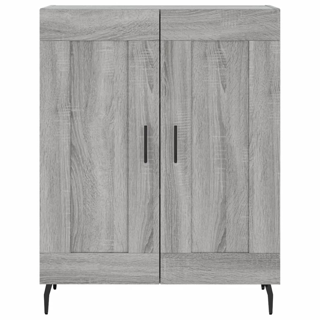 vidaXL Sideboard Grey Sonoma 69.5x34x90 cm Engineered Wood 5