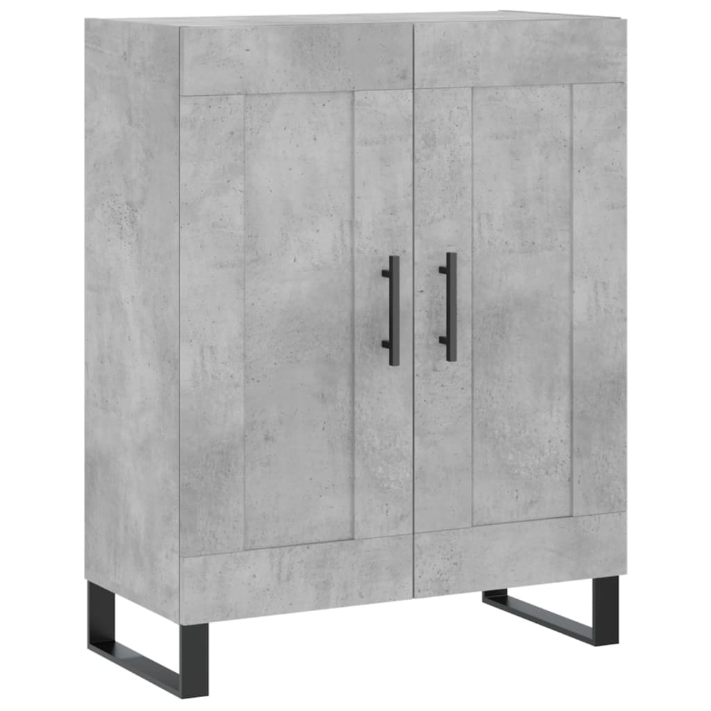 Sideboard 69,5x34x90 cm Engineered Wood Concrete grey