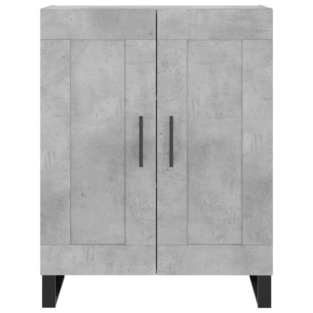 vidaXL Sideboard Concrete Grey 69,5x34x90 cm Engineered Wood 3
