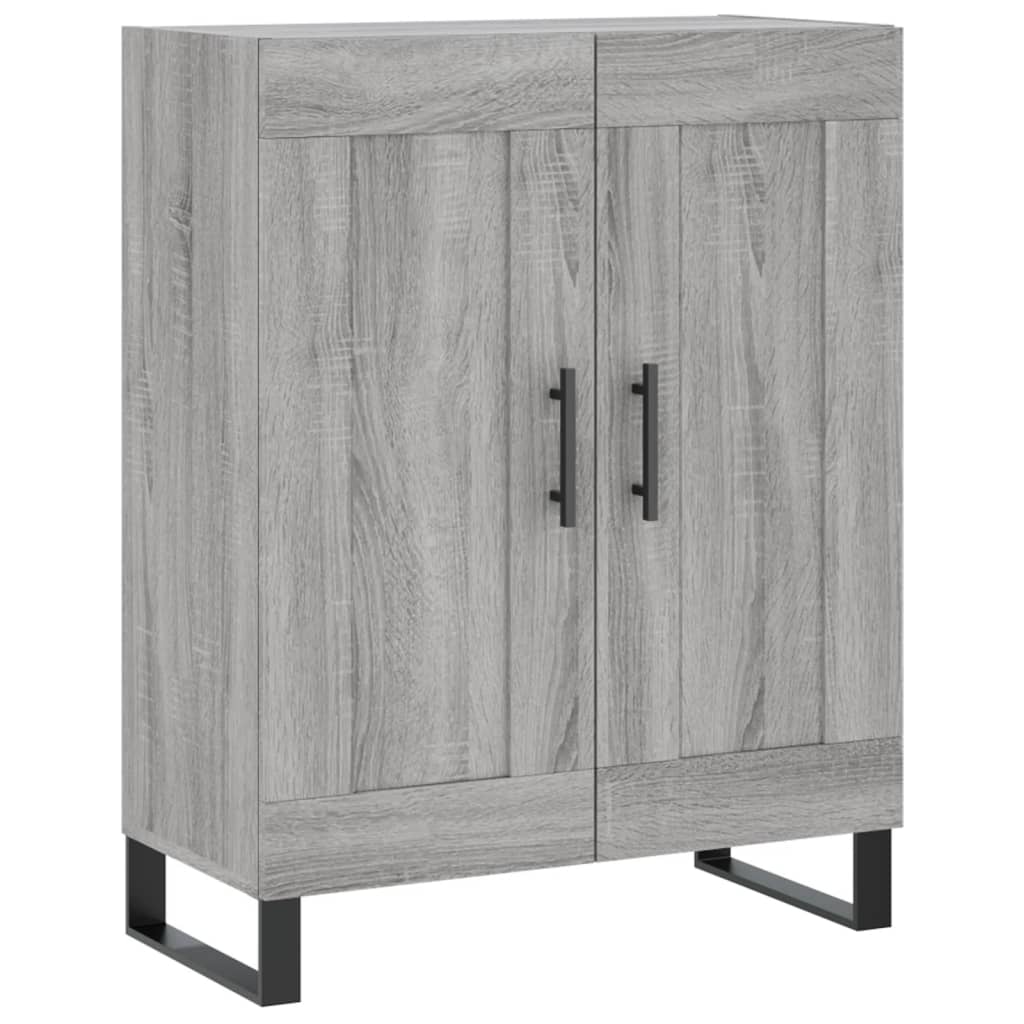 vidaXL Sideboard Grey Sonoma 69.5x34x90 cm Engineered Wood 2