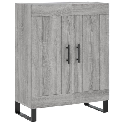vidaXL Sideboard Grey Sonoma 69.5x34x90 cm Engineered Wood 2