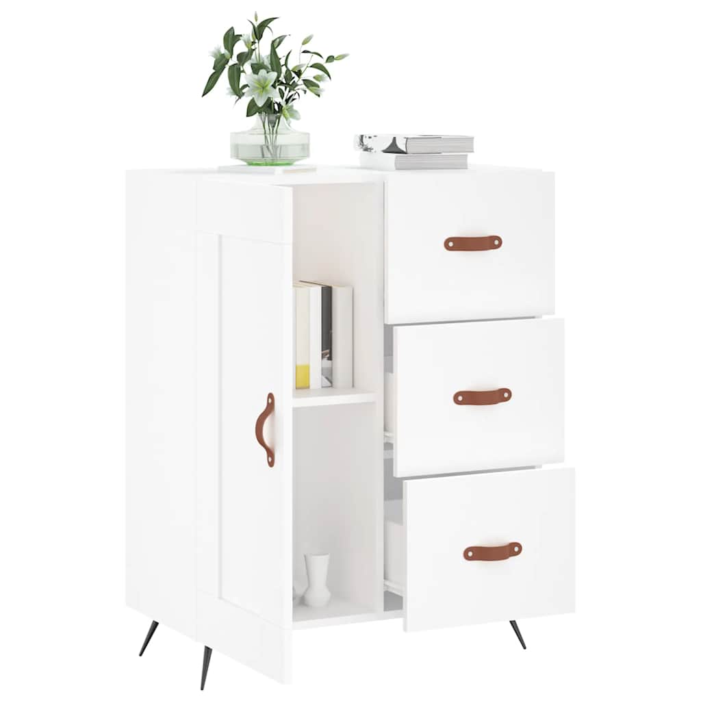 vidaXL Sideboard White 69.5x34x90 cm Engineered Wood 4