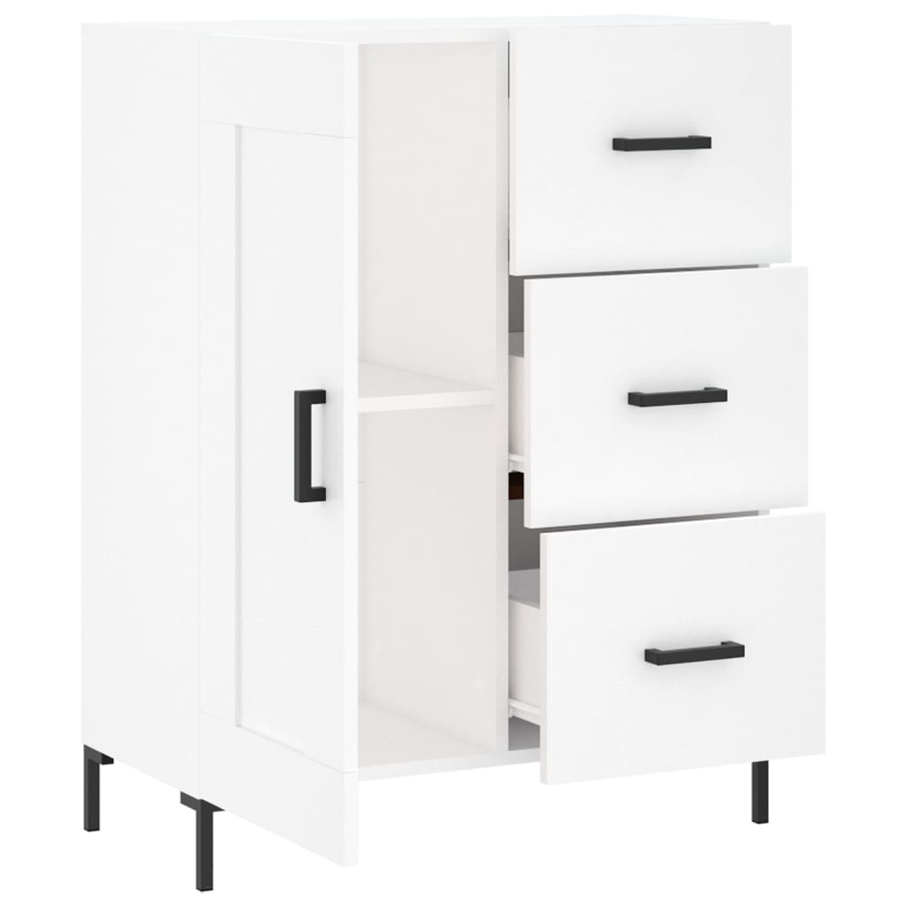 vidaXL Sideboard White 69.5x34x90 cm Engineered Wood 6