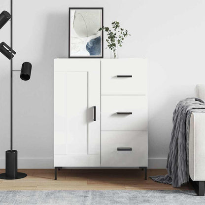 vidaXL Sideboard White 69.5x34x90 cm Engineered Wood 1