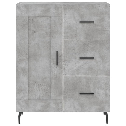 Sideboard 69,5x34x90 cm Engineered Wood Concrete grey