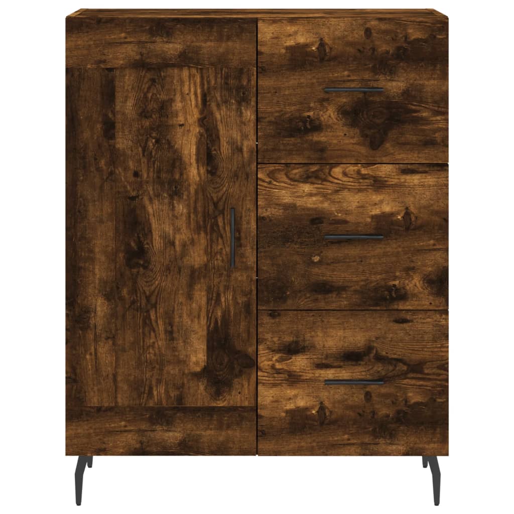 Sideboard 69,5x34x90 cm Engineered Wood Smoked oak