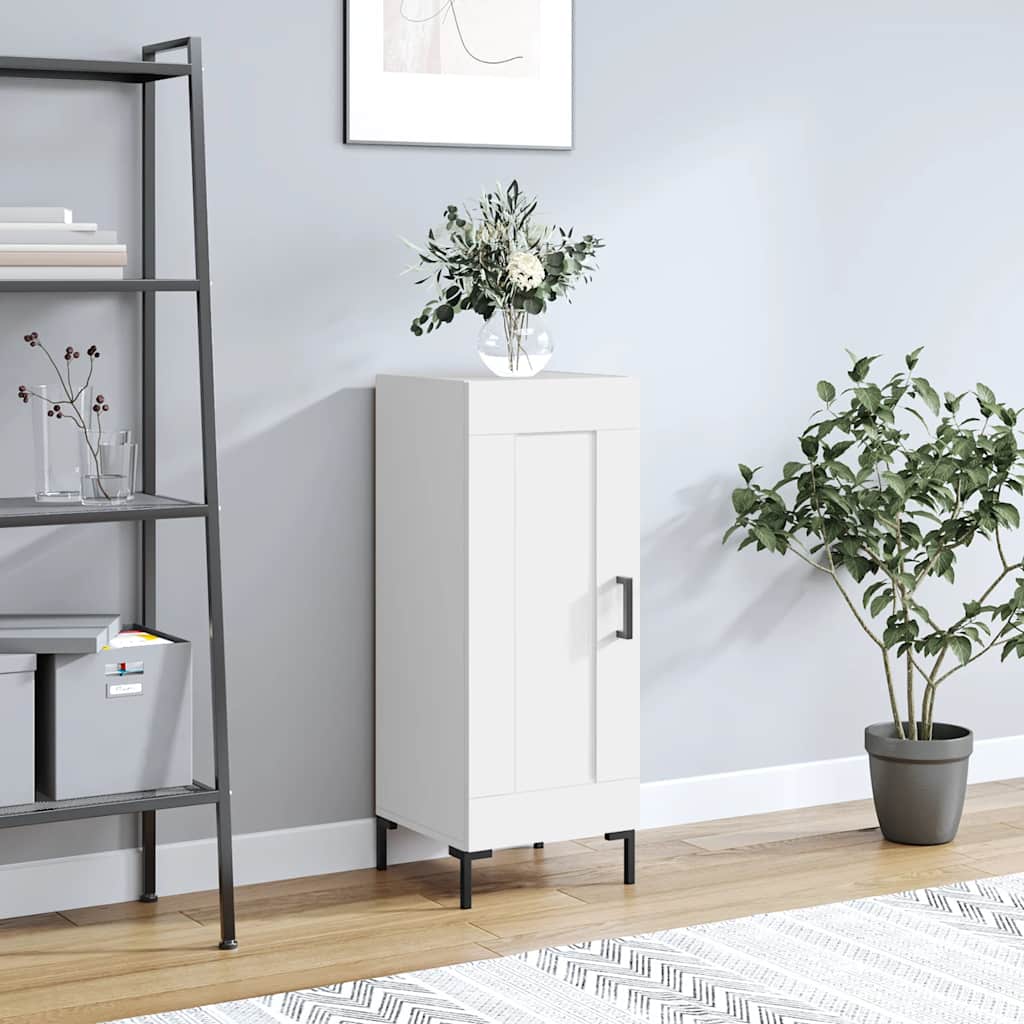 vidaXL Sideboard White 34.5x34x90 cm Engineered Wood 1