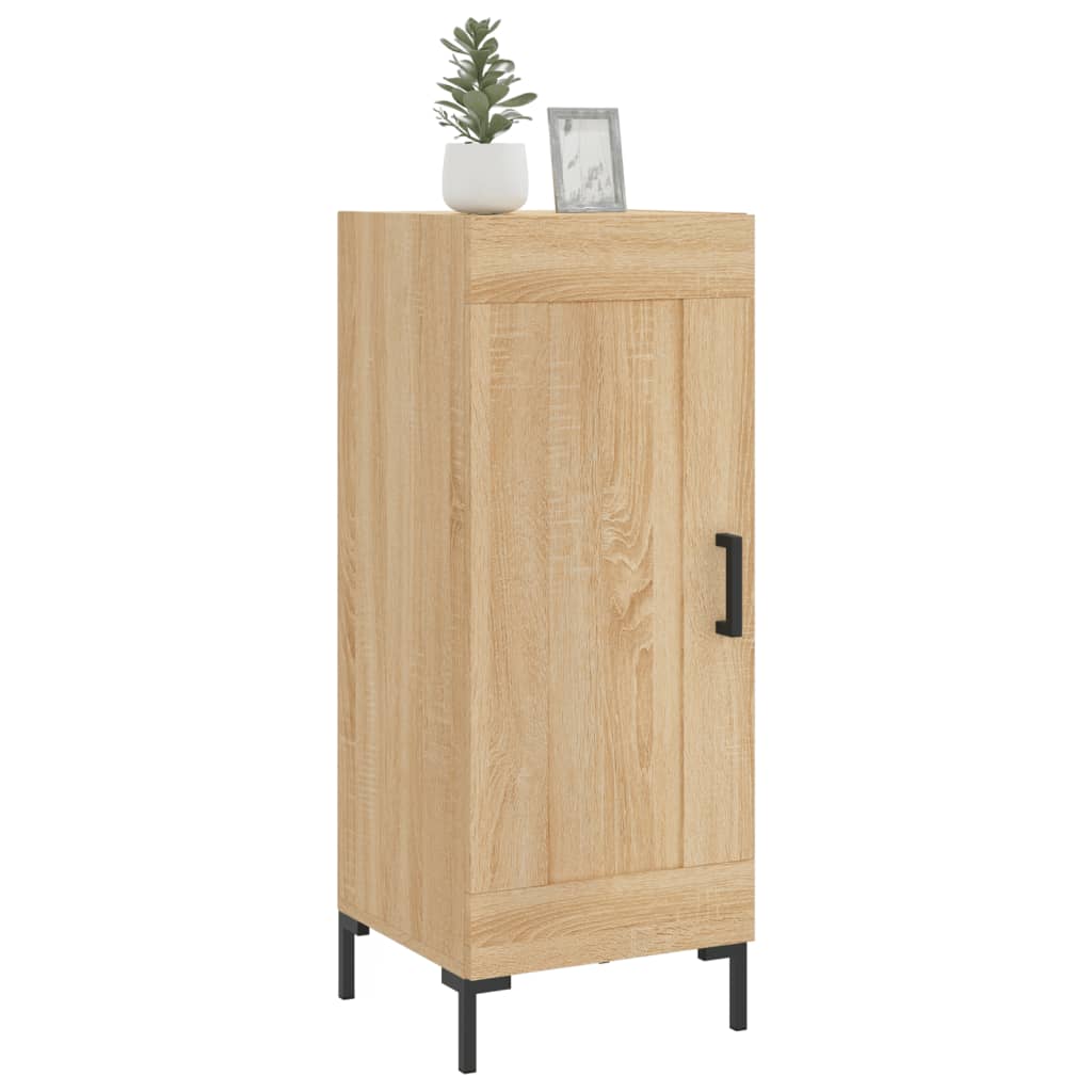 vidaXL Sideboard Sonoma Oak 34.5x34x90 cm Engineered Wood 3