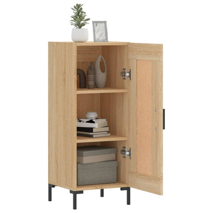 vidaXL Sideboard Sonoma Oak 34.5x34x90 cm Engineered Wood 4