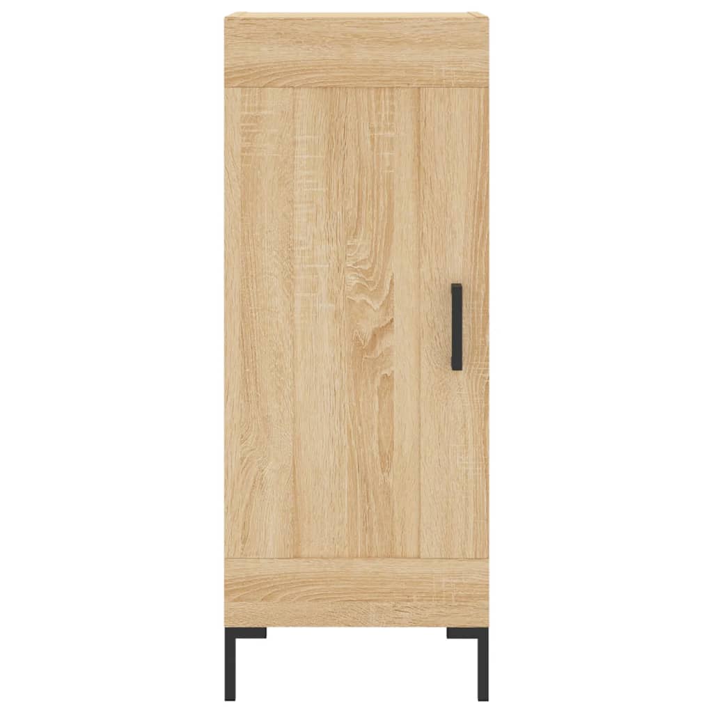 vidaXL Sideboard Sonoma Oak 34.5x34x90 cm Engineered Wood 5
