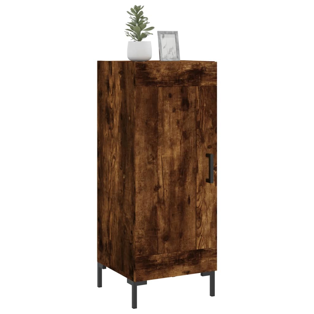 vidaXL Sideboard Smoked Oak 34.5x34x90 cm Engineered Wood 3