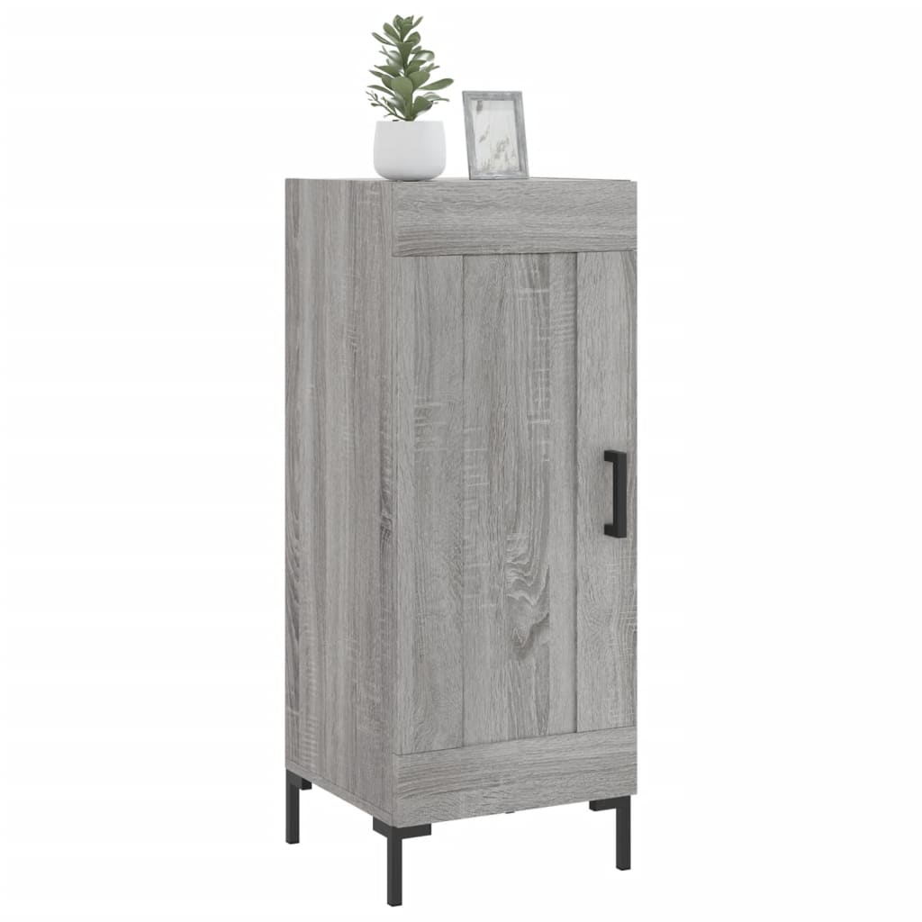 vidaXL Sideboard Grey Sonoma 34.5x34x90 cm Engineered Wood 3