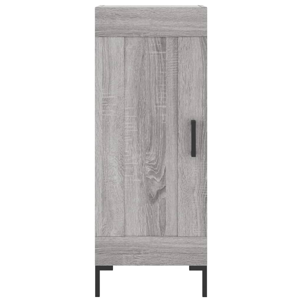 vidaXL Sideboard Grey Sonoma 34.5x34x90 cm Engineered Wood 5