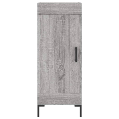 vidaXL Sideboard Grey Sonoma 34.5x34x90 cm Engineered Wood 5