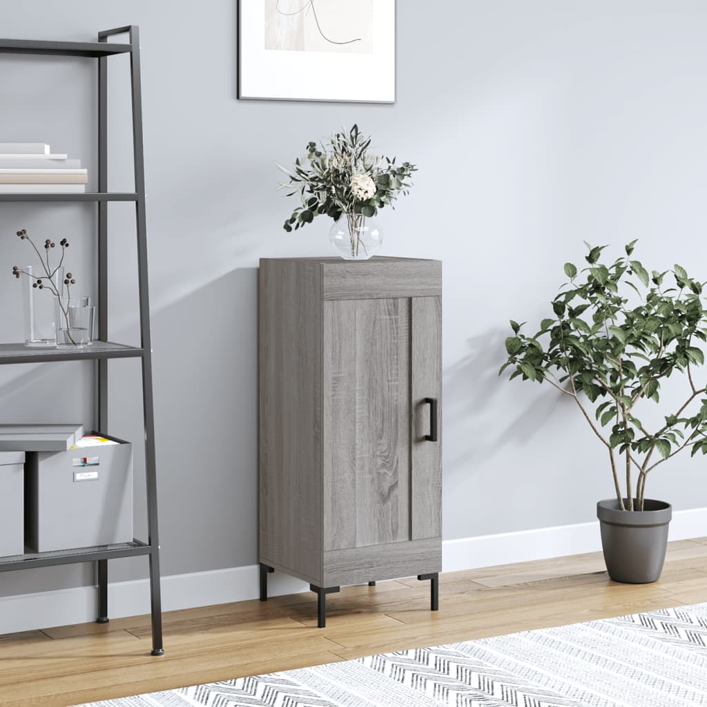 vidaXL Sideboard Grey Sonoma 34.5x34x90 cm Engineered Wood 1
