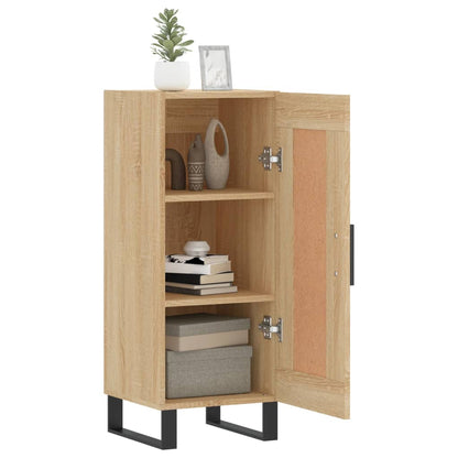 vidaXL Sideboard Sonoma Oak 34.5x34x90 cm Engineered Wood 4
