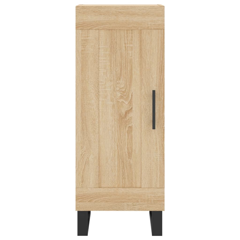 vidaXL Sideboard Sonoma Oak 34.5x34x90 cm Engineered Wood 5