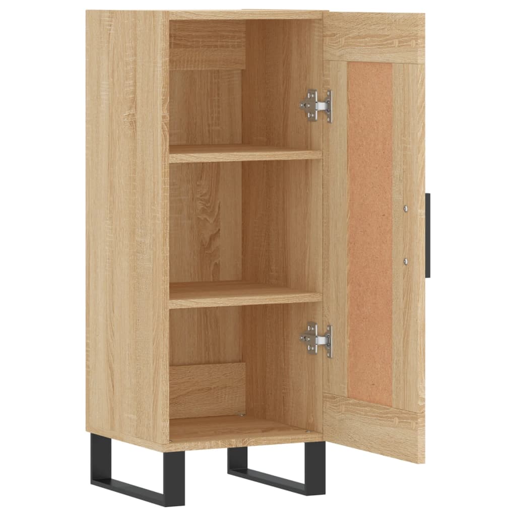 vidaXL Sideboard Sonoma Oak 34.5x34x90 cm Engineered Wood 6