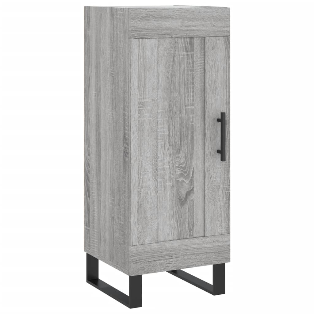 vidaXL Sideboard Grey Sonoma 34.5x34x90 cm Engineered Wood 2