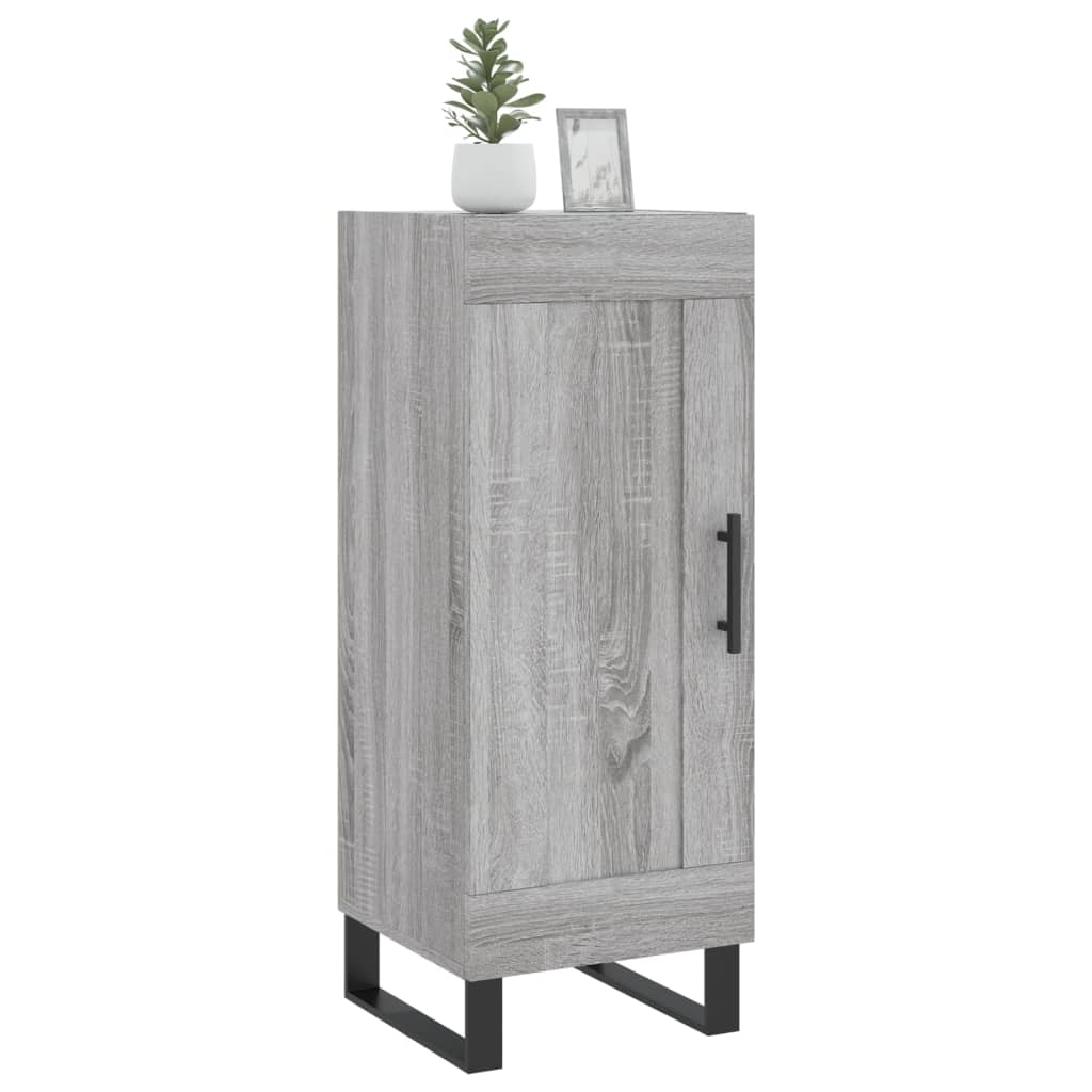 vidaXL Sideboard Grey Sonoma 34.5x34x90 cm Engineered Wood 3