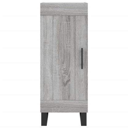 vidaXL Sideboard Grey Sonoma 34.5x34x90 cm Engineered Wood 5