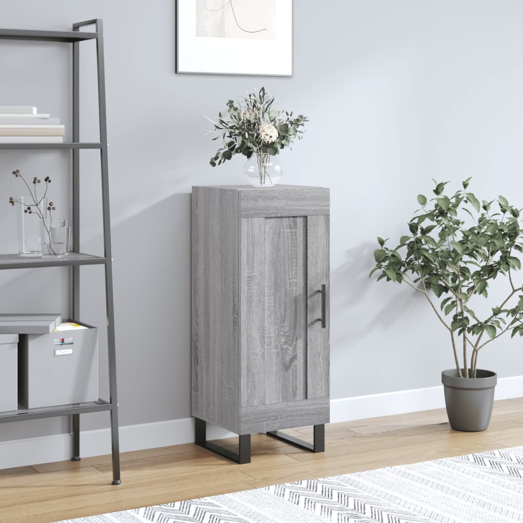 vidaXL Sideboard Grey Sonoma 34.5x34x90 cm Engineered Wood 1