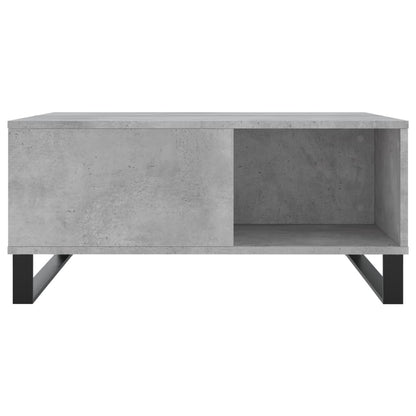 vidaXL Coffee Table Concrete Grey 80x80x36.5 cm Engineered Wood 4