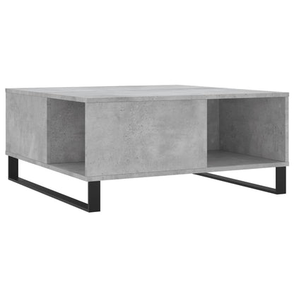 vidaXL Coffee Table Concrete Grey 80x80x36.5 cm Engineered Wood 6