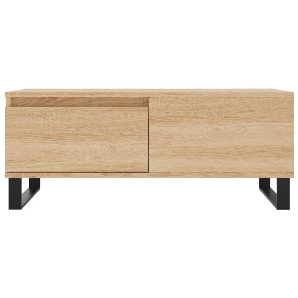 vidaXL Coffee Table Sonoma Oak 90x50x36.5 cm Engineered Wood 5