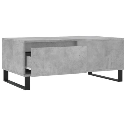 vidaXL Coffee Table Concrete Grey 90x50x36.5 cm Engineered Wood 6