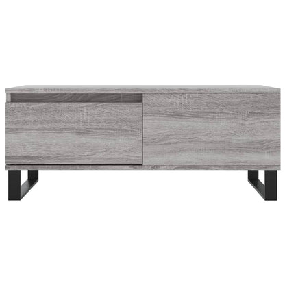 vidaXL Coffee Table Grey Sonoma 90x50x36.5 cm Engineered Wood 5