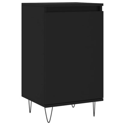vidaXL Sideboards 2 pcs Black 40x35x70 cm Engineered Wood 5