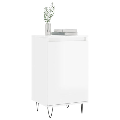 vidaXL Sideboards 2 pcs High Gloss White 40x35x70 cm Engineered Wood 3